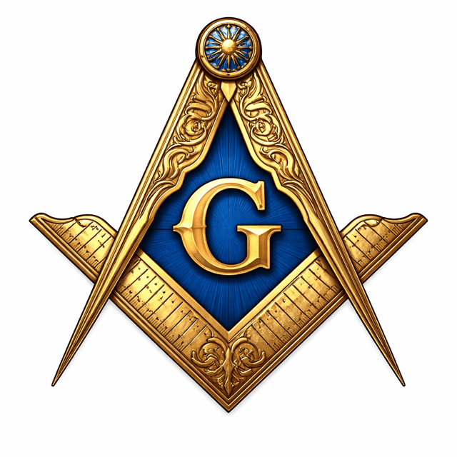 The Square and Compasses — symbol of Freemasonry